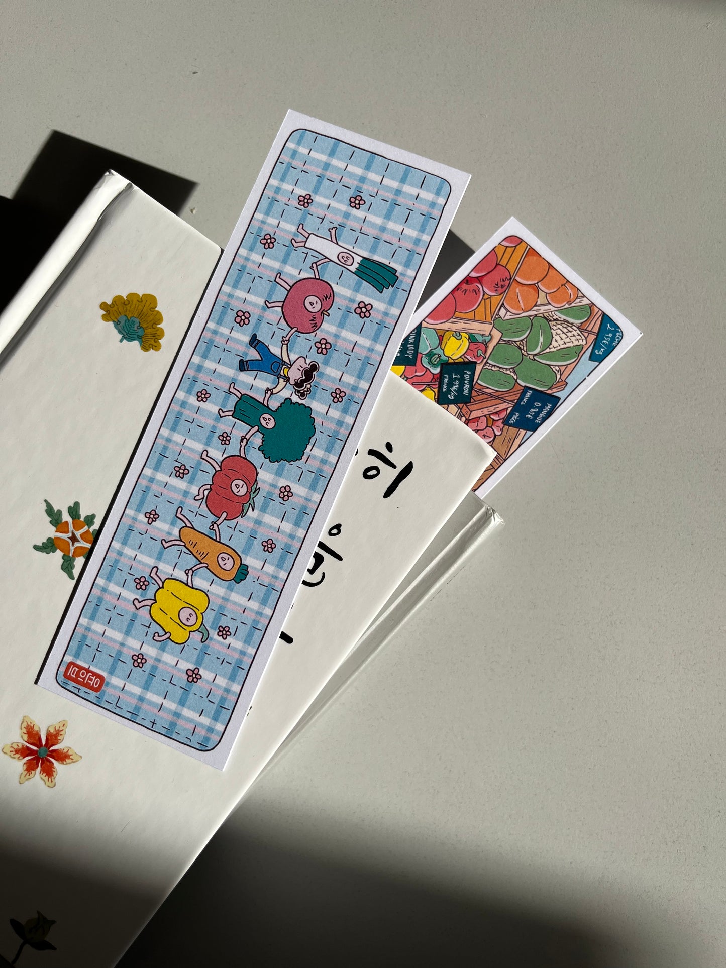 Marque page printemps + Stickers!