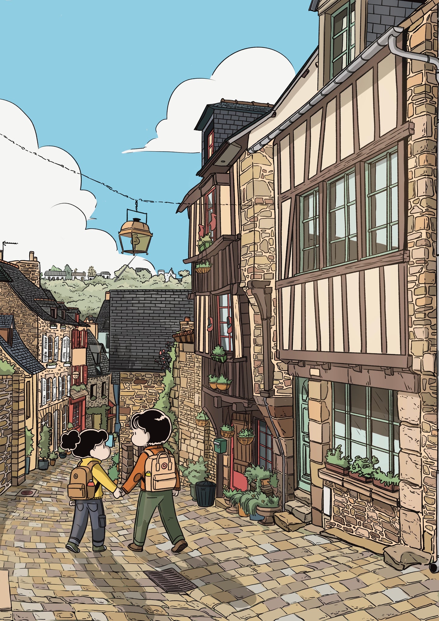 Affiche d'illustration Dinan