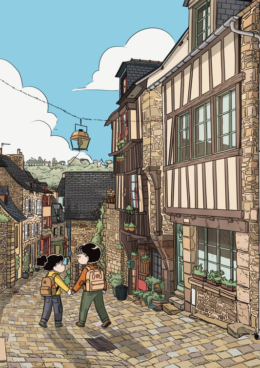 Affiche d'illustration Dinan